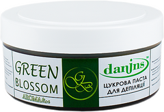 Парфумована цукрова паста для депіляції "Зелене світло", ультрам'яка Danins Green Blossom Sugar Paste Ultra Soft 400 г
