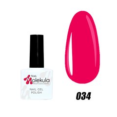 Гель-лак №34 малиново-розовый Nails Molekula 11 мл