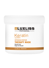 Восстанавливающая маска с кератином Luxliss Keratin Intensive Repair Therapy Mask 400 мл&10;