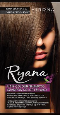 Verona Оттеночная шампунь-краска для волос 007-Горький шоколад