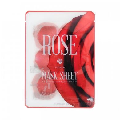 Kocostar Ліфтинг маска-слайс для обличчя "Роза" FLOWER MASK SHEET ROSE