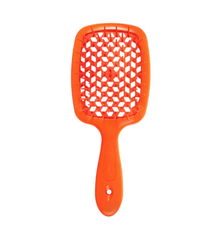 Щетка для расчесывания волос Sibel Soft Brush by Janeke оранжевая