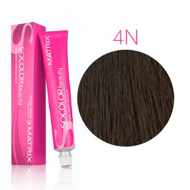 Стійка крем-фарба для волосся Matrix Socolor Beauty 4N Шатен натуральний 90 мл