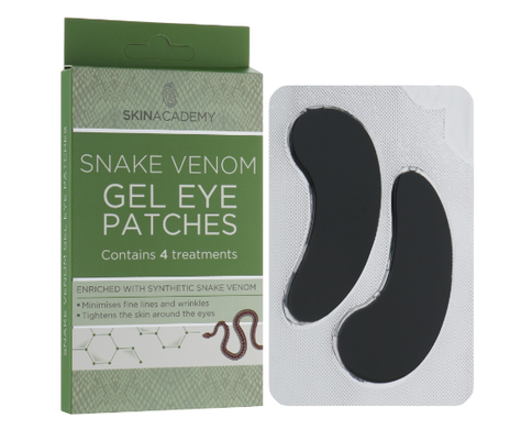Патчі під очі Skin Academy Pretty Smooth Snake Venom Gel Eye Patches 4 шт