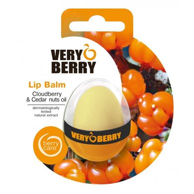 Very Berry Бальзам для губ Cloudberry & Cedar nuts oil 11,5г