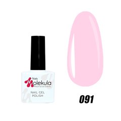 Гель-лак №91 розово-лиловый натюрель Nails Molekula 11 мл