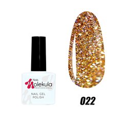 Гель-лак №22 золотое-мерцание Nails Molekula 11 мл