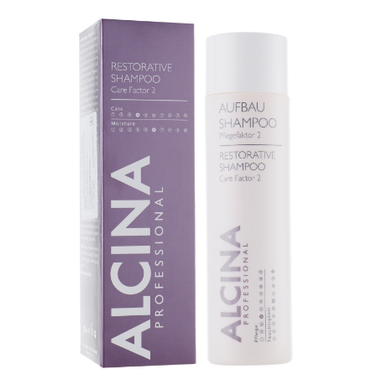 Восстанавливающий шампунь для поврежденных и пористых волос Alcina Care Factor 2 Restorative Shampoo 250 мл