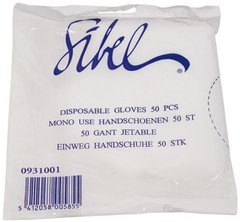 Перчатки Sibel одноразовые M 50 шт