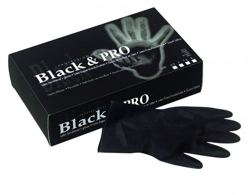 Перчатки Sibel латексные черные М 20 шт