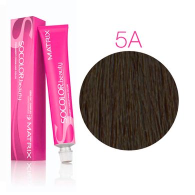 Стойкая крем-краска для волос Matrix Socolor Beauty 5A Светлый шатен пепельный 90 мл