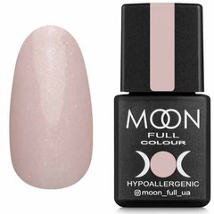 Гель-лак Full Opal color №504 ніжно-рожевий з золотим шимером Moon 8 мл