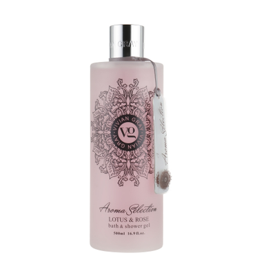 Гель для душу лотос і троянда Aroma Selection Lotus & Rose Bath-Shower Gel Vivian Gray 500 мл