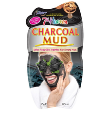 Глиняная маска для лица "Древесный уголь" 7th Heaven Charcoal Mask 15 г