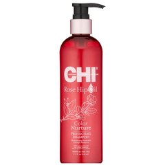 Шампунь для защиты цвета с маслом шиповника и кератином CHI Rose Hip Protecting Shampoo 340 мл