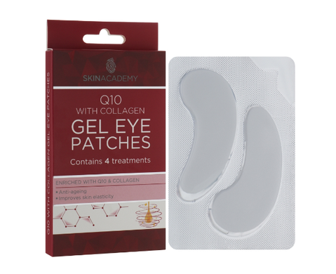 Патчі під очі Skin Academy Q10 With Collagen Gel Eye Patches 4 шт