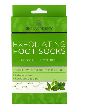 Шкарпетки-пілінг для ніг Skin Academy Exfoliating Foot Mask Tea Tree & Peppermint 1 пара