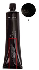 Крем-краска для волос SERGILAC №1 черный 120 мл