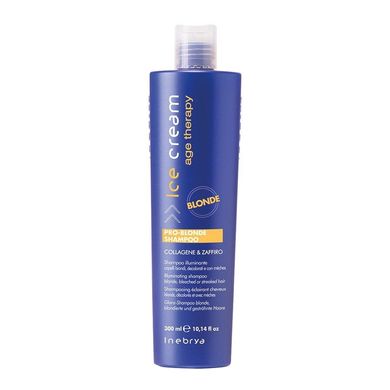Шампунь для осветленных и мелированных волос Inebrya Pro-Blonde Shampoo 300 мл