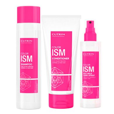 Набор для окрашенных волос Cutrin ColorISM Shampoo, сonditioner, spray