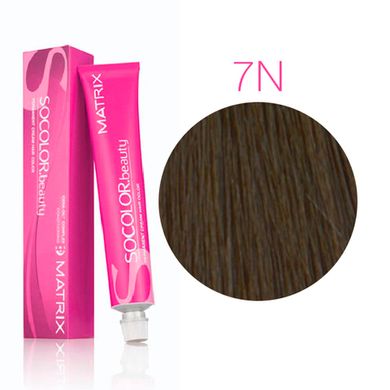 Стойкая крем-краска для волос Matrix Socolor Beauty 7N Блондин натуральный 90 мл
