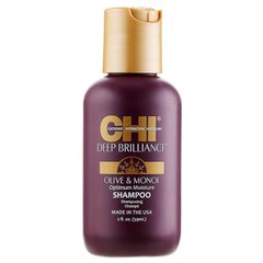 Увлажняющий шампунь для поврежденных волос CHI Deep Brilliance Olive&Monoi Optimum Moisture Shampo 59 мл