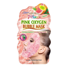 Пузырьковая маска для лица "Розовая" 7th Heaven Pink Oxygen Bubble Mask 10 г