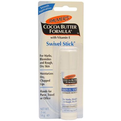 Багатофункціональний зволожувальний стік для губ, обличчя та тіла Palmer's Сосо Butter Formula Swivel Stick Ultimate Moisture 14 г