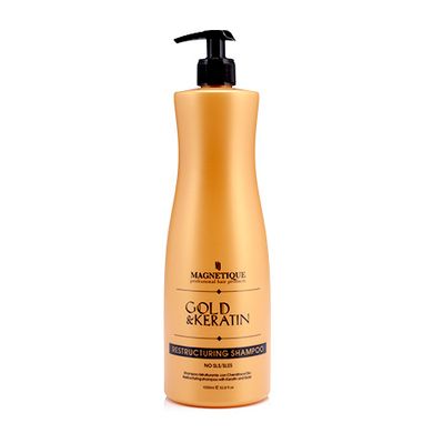 Шампунь відновлювальний для волосся з кератином і мікроактивним золотом Magnetique Gold & Keratin Oil Restructuring Shampoo 1000мл