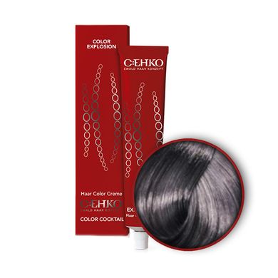 Крем-фарба для волосся C: EHKO Color Explosion 00/2 Мікс-тон попелястий 60 мл