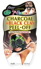 Маска-плівка для обличчя "Деревне вугілля і чорна глина" 7th Heaven Charcoal & Black Clay Peel Off Mask 10 мл