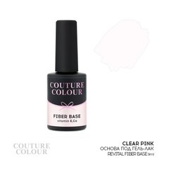 Основа під гель-лак Naomi Couture Colour Revital Fiber Base & Clear Pink 9 мл