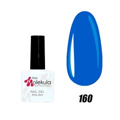 Гель-лак №160 захисний синій Nails Molekula 11 мл