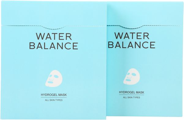 Гідрогелева маска для обличчя, відновлює водний баланс Water Balance Hydrogel Mask All Skin Types Lindsay 10 шт.
