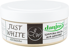 Парфюмированная сахарная паста для депиляции "Белая", ультра твердая Danins Just White Sugar Paste Ultra Soft 400 г