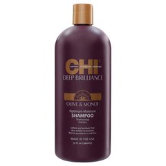 Увлажняющий шампунь для поврежденных волос CHI Deep Brilliance Olive&Monoi Optimum Moisture Shampo 946 мл