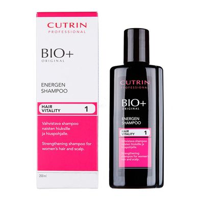 Шампунь енергетичний проти випадіння волосся Cutrin BIO + Energen Shampoo Hair Vitality 200 мл