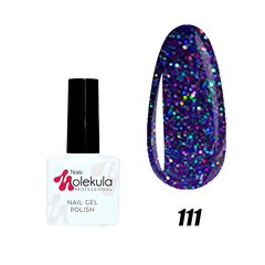 Гель-лак №111 іскристий фіолетовий Nails Molekula 11 мл